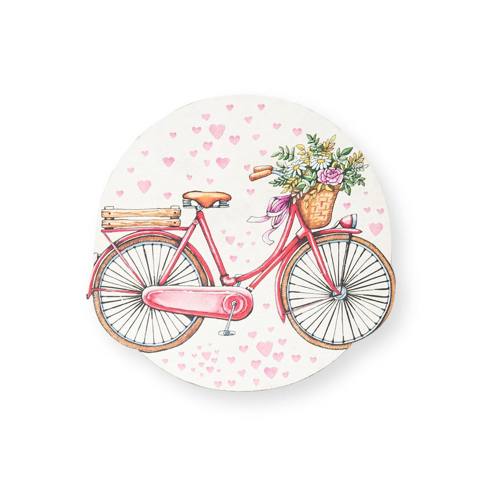  Myros Bycycle Ahşap Bardak Altlığı Magnet