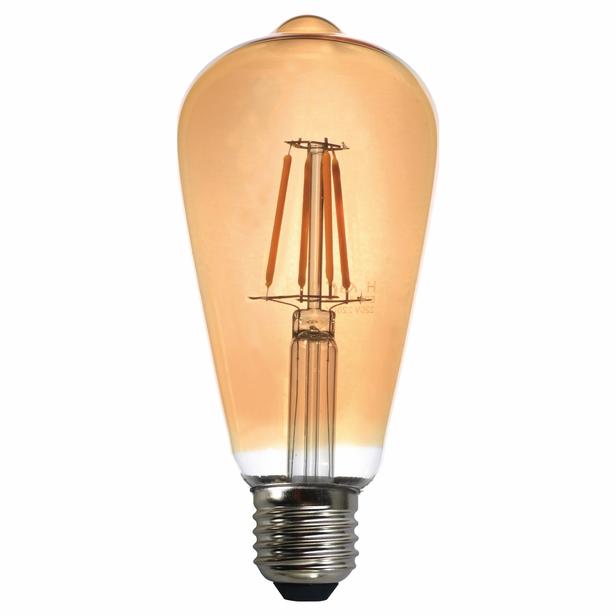  Heka St64 6W Bal E27 Ampul - 2500K Gün Işığı