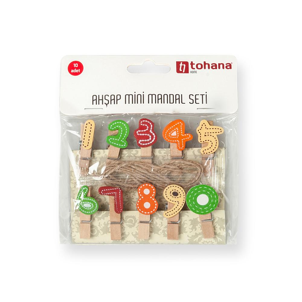  Tohana 10'lu Dekoratif Mandal Seti -Asorti