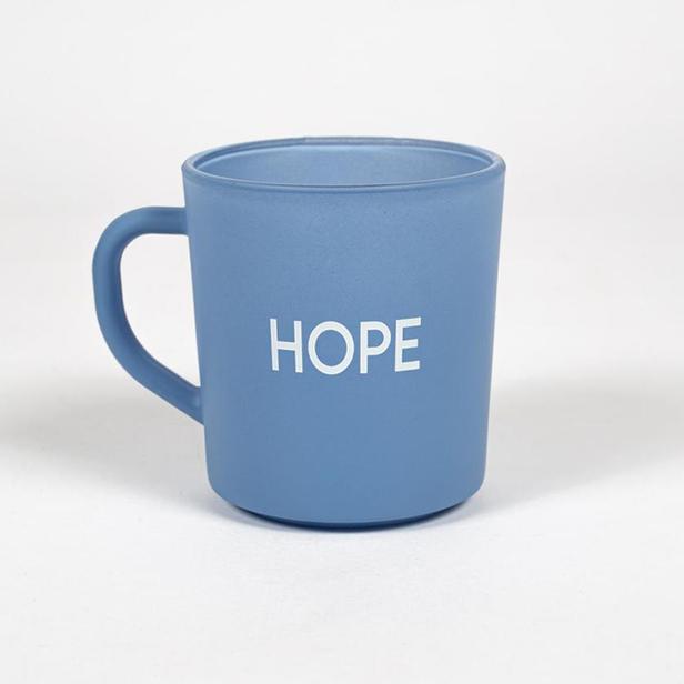  Rakle Motto Hope Kupa - Mavi/260 ml