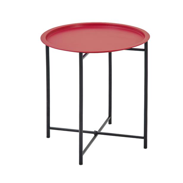  Just Home Modern Katlanır Tepsi Sehpa - Kırmızı