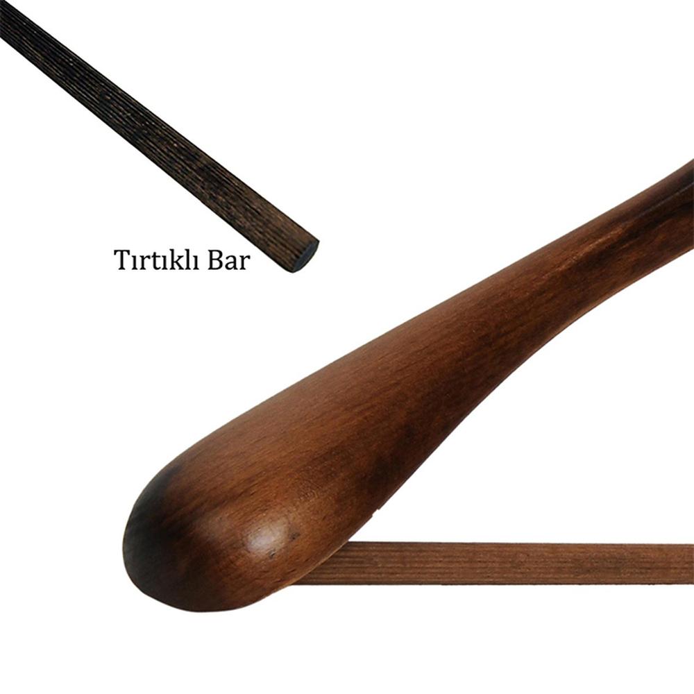  NYN 8231/B Ahşap Ceket Kaban Askısı - Ceviz