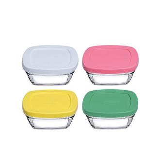 Paşabahçe 96840 Puding 4'lü Cam Saklama Kabı- 310 ml