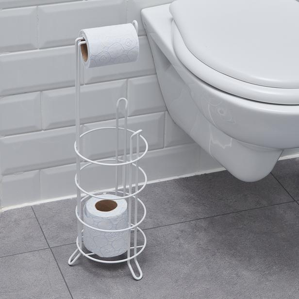  Suntel Yedekli Tuvalet Kağıtlığı - Beyaz