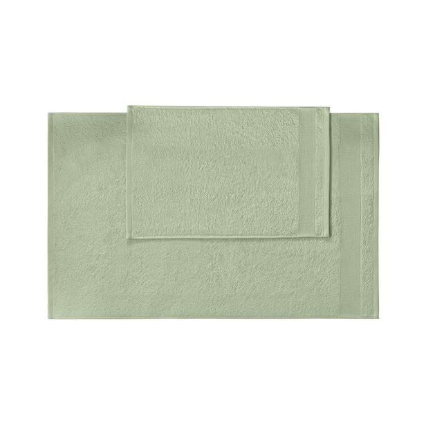  Nuvomon 2'li Havlu Seti - Adaçayı Yeşili - 30x50 cm + 50x80 cm