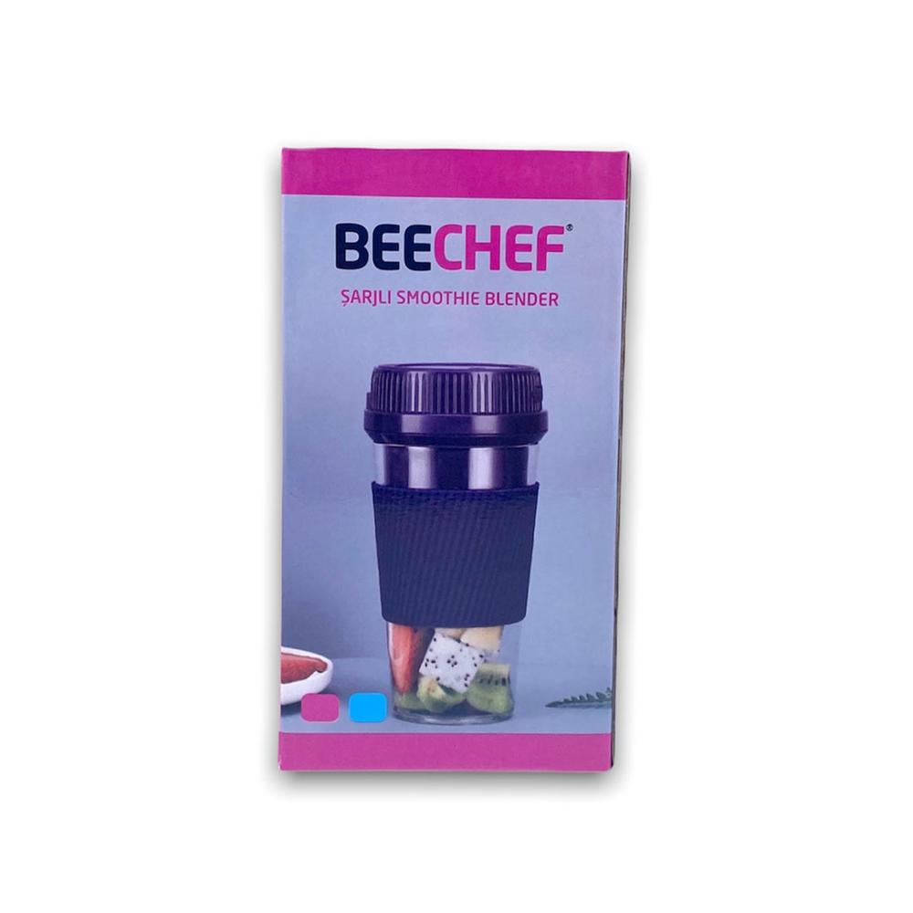  Beechef Blue Taşınabilir Şarjlı Smoothie Blender - Mavi
