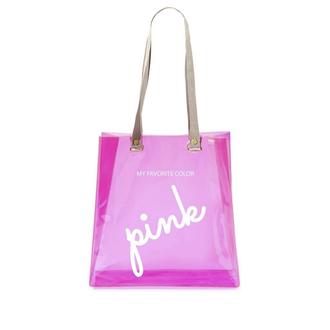Simple Living Funbag Dokuma Saplı Plaj Çantası - Pembe