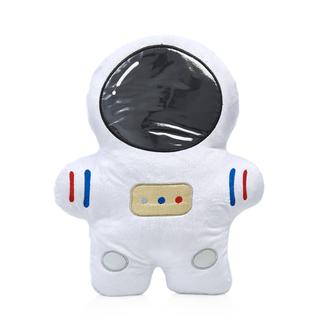 Nuvomon Astronot Figürlü Yastık - Krem - 34x28x7 cm