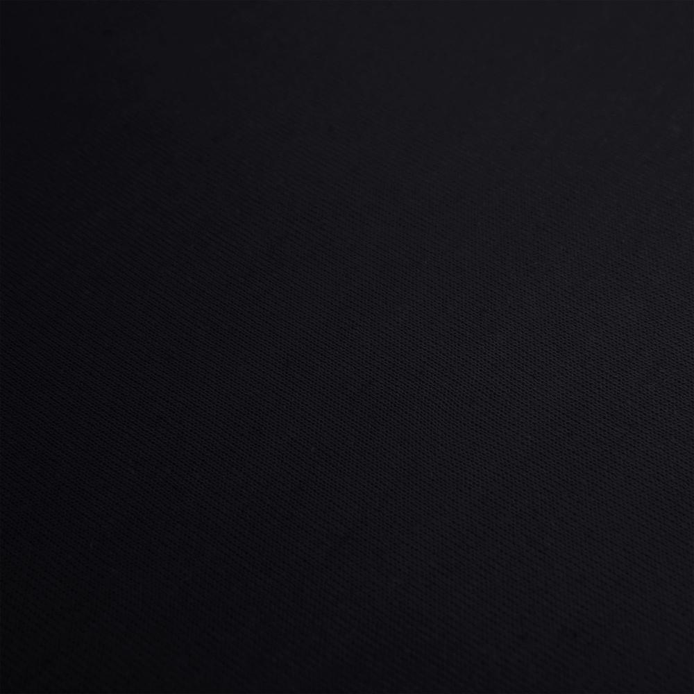 Nuvomon Tek Kişilik Penye Çarşaf - Siyah - 100x200 cm