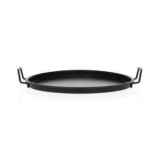 Evstyle Mini Metal Tepsi - Siyah - 24 cm