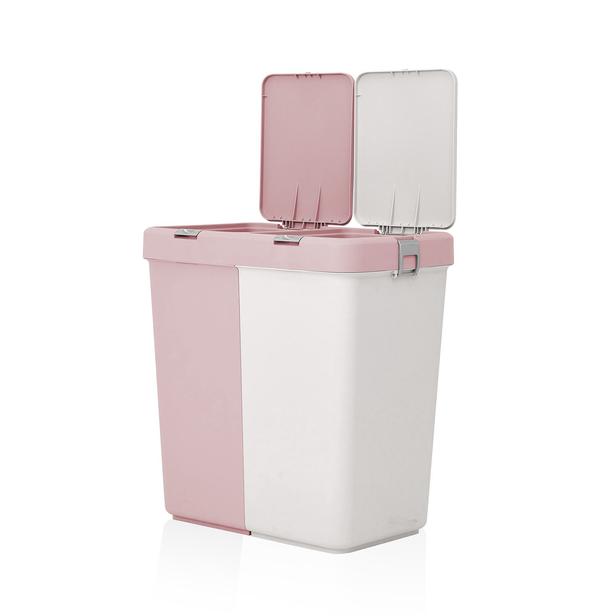  Motek Duo Laundry Çamaşır Sepeti - Pembe - 80 lt