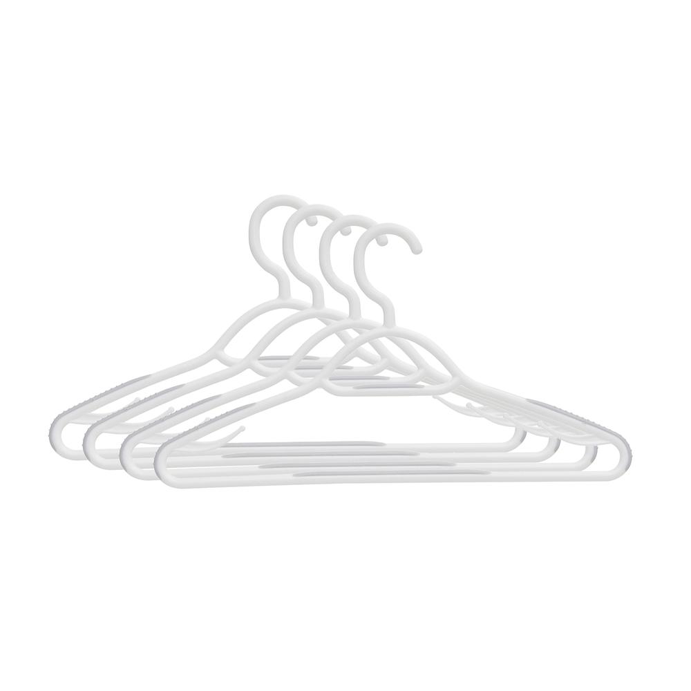  Gondol Plastik 4'lü Kaydırmaz Elbise Askısı – Asorti