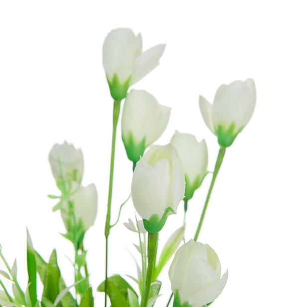  Q-Art Manolya Yapay Çiçek - Beyaz