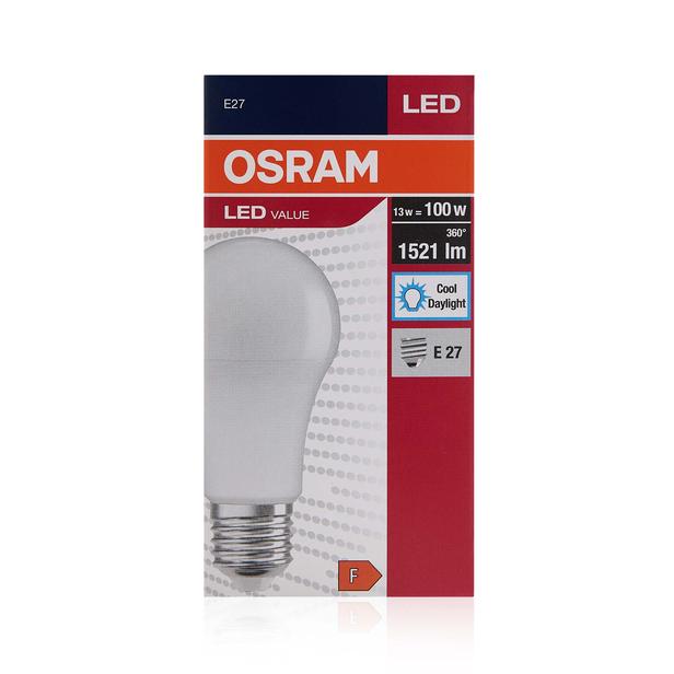  Osram Led Value Cla100 12W/100W 1521Lm E27 Ampul - 6500K Beyaz Işık