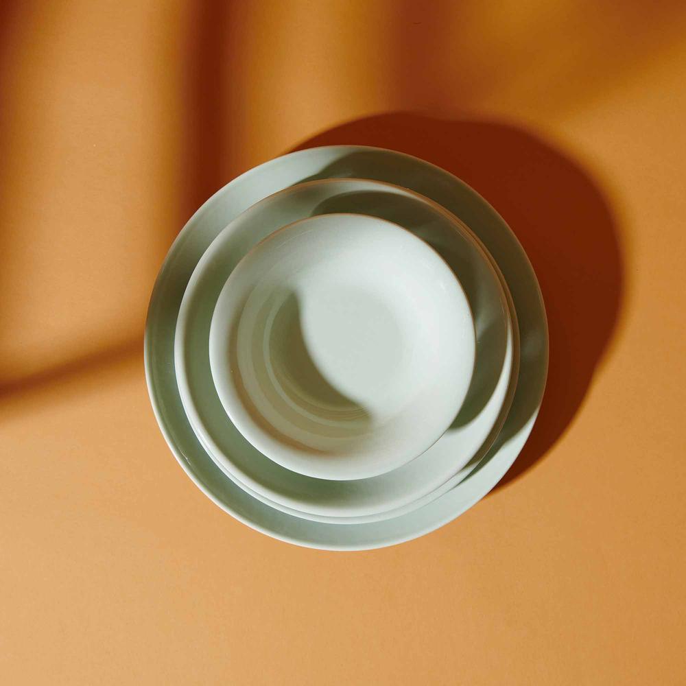  Kütahya Porselen Hera 16 Parça Yemek Seti - Mint Yeşili