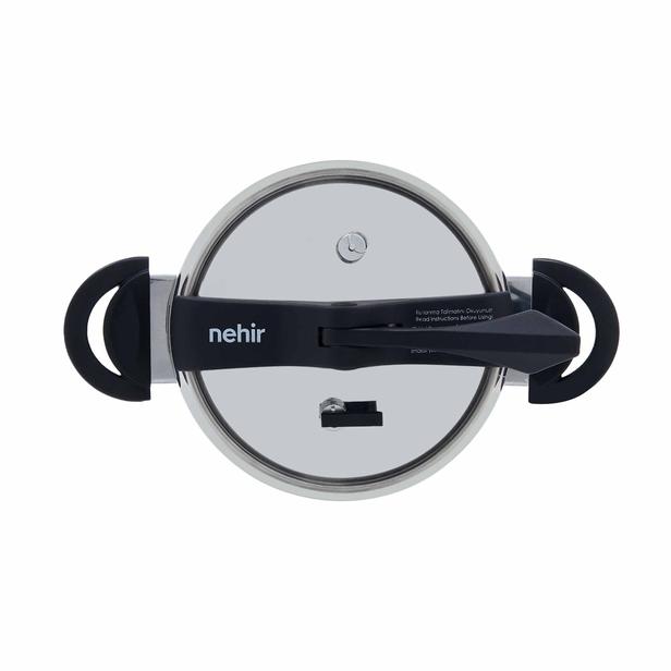  Nehir Silver Trend Düdüklü Tencere - 6 lt