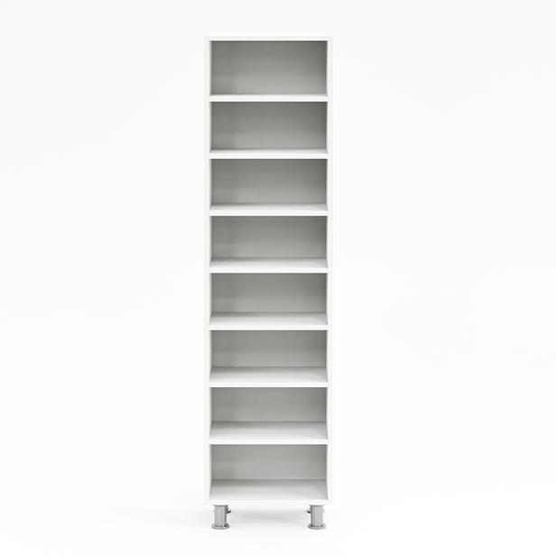 Eco Room 2 Kapak 8 Raflı Çok Amaçlı Dolap - Beyaz