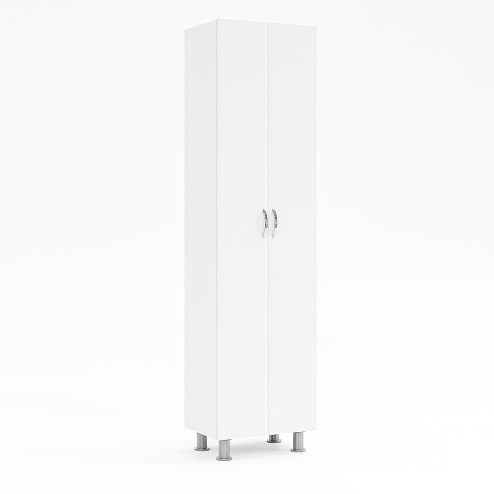  Eco Room 2 Kapak 8 Raflı Çok Amaçlı Dolap - Beyaz