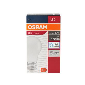 Osram Led Value Cla40 40W 470Lm E27 Ampul - 6500K Beyaz Işık