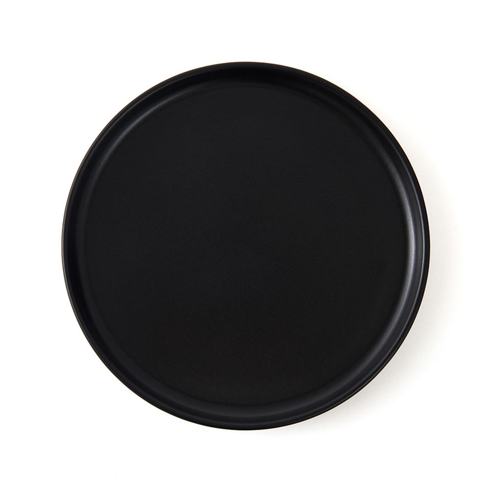  Keramika Nordic 4'lü Pasta Tabağı - Siyah - 22 cm