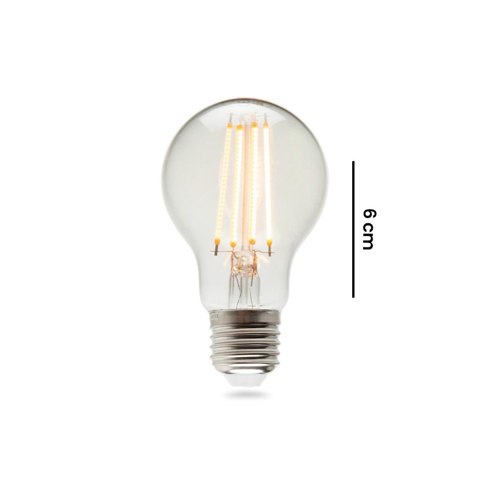 Orbus A60 6W Filament Bulb Clear E27 600Lm Ra80 220-240V/50Hz Ampul – 2700K Sarı Işık