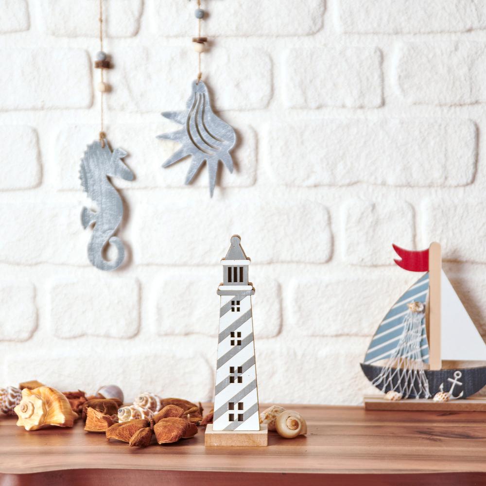 Q-Art Dekoratif Lighthouse Biblo - 22 cm - Asorti_7