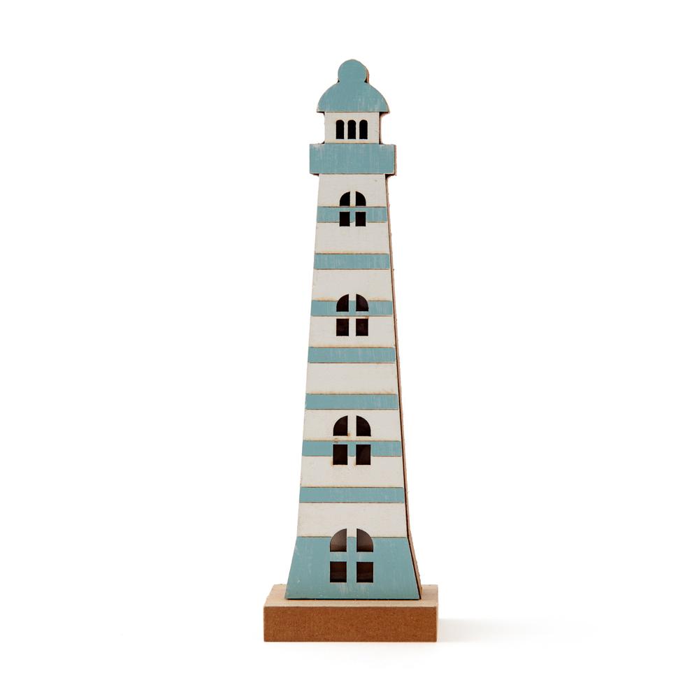 Q-Art Dekoratif Lighthouse Biblo - 22 cm - Asorti_1